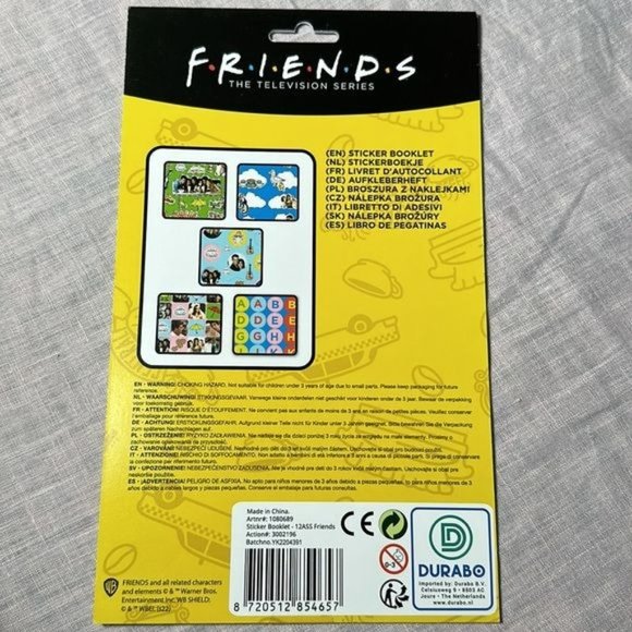 FRIENDS the TV SHOW STICKERS 250 scrapbook stickers NEW Matthew Perry - Picture 9 of 9